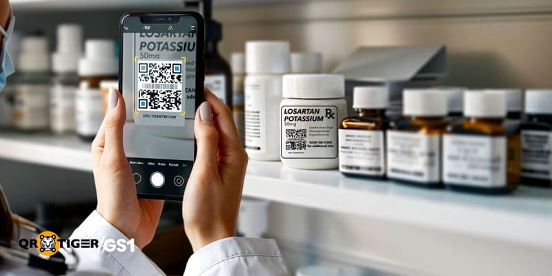 GS1 QR Code For Pharmaceutical Inventory and Expiration Dates
